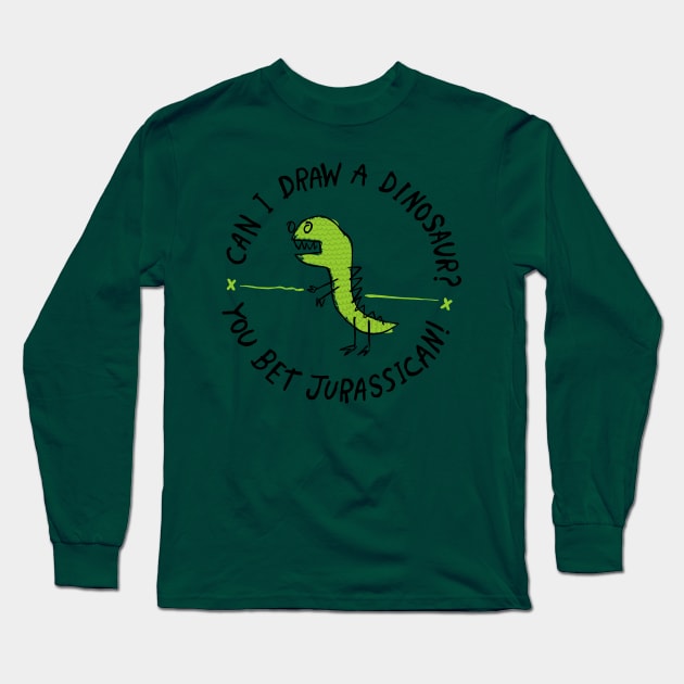 Jurassican Long Sleeve T-Shirt by Gintron